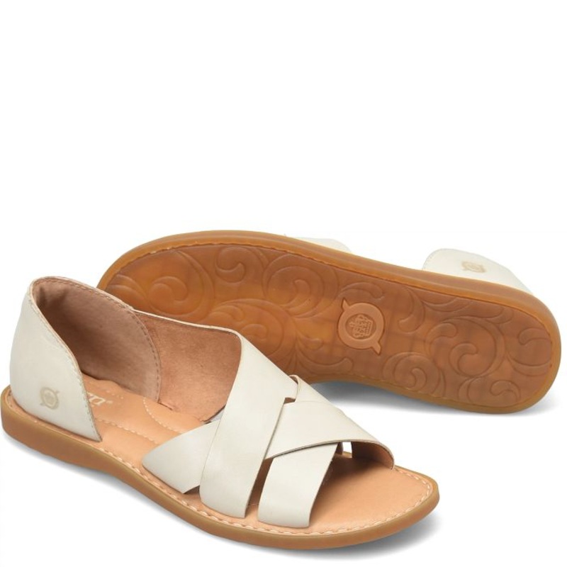 Women’s Ithica Sandal – Cream/Lino