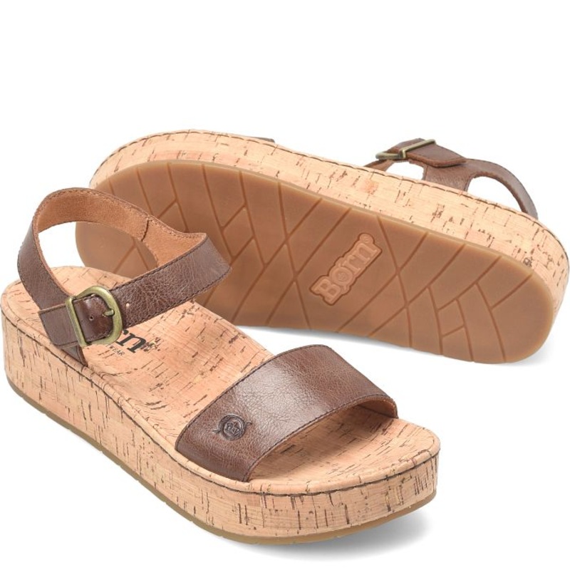 Women’s Sari Sandal – Dark Brown/Nut