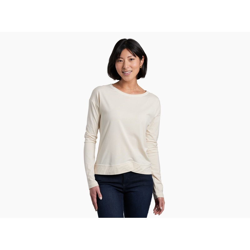 Women’s Suprima Long-Sleeve Shirt – Stone
