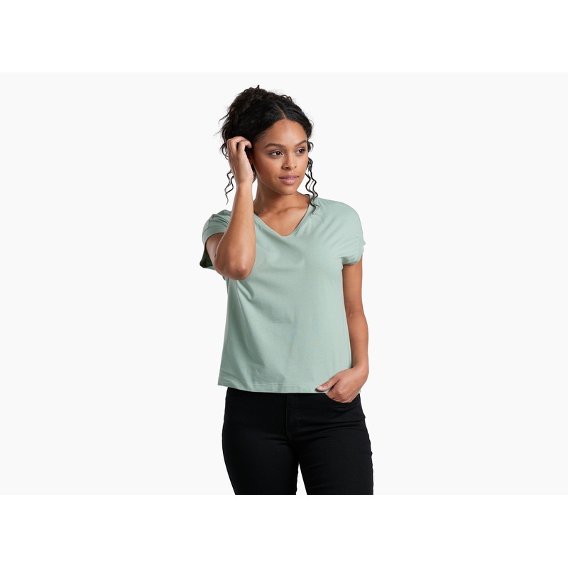 Women’s Suprima Short-Sleeve Shirt – Agave