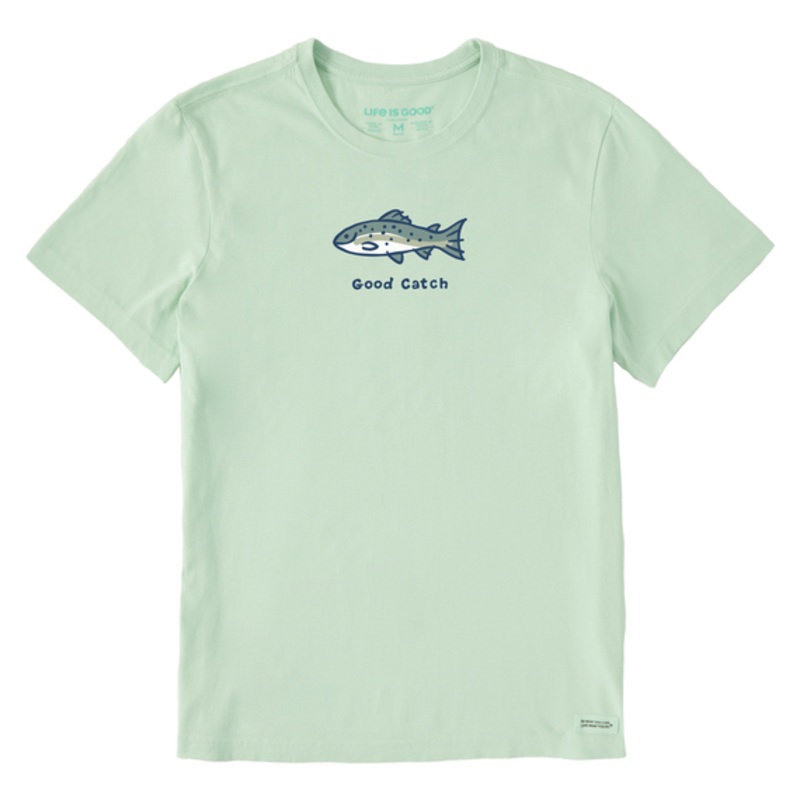 Men’s Good Catch Short-Sleeve Crusher-LITE Tee – Sage Green