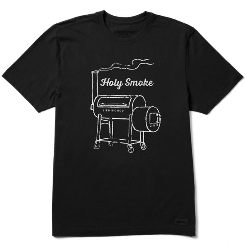 Men’s Holy Smoke Smoker Short-Sleeve Crusher-LITE Tee – Jet Black