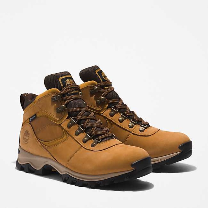 Men’s Mt. Maddsen Waterproof Mid Hiking Boot – Wheat Nubuck