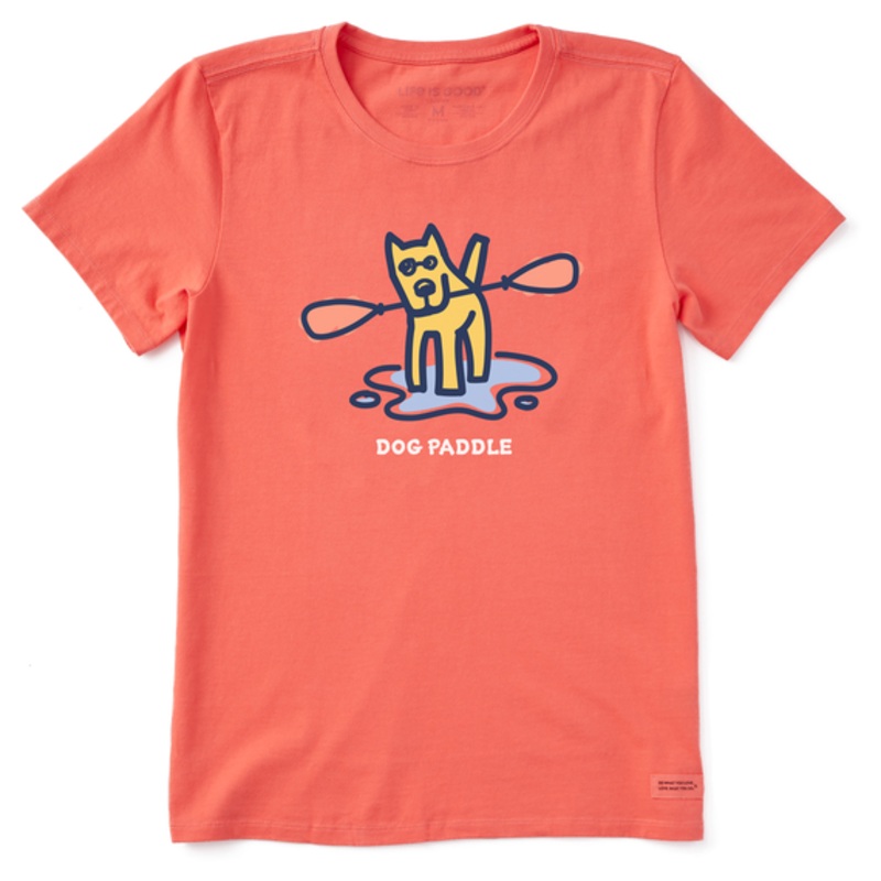 Women’s Rocket Dog Paddle Short-Sleeve Crusher-LITE Tee – Mango Orange