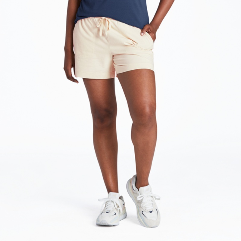 Women’s Solid Crusher-FLEX Short – Putty White