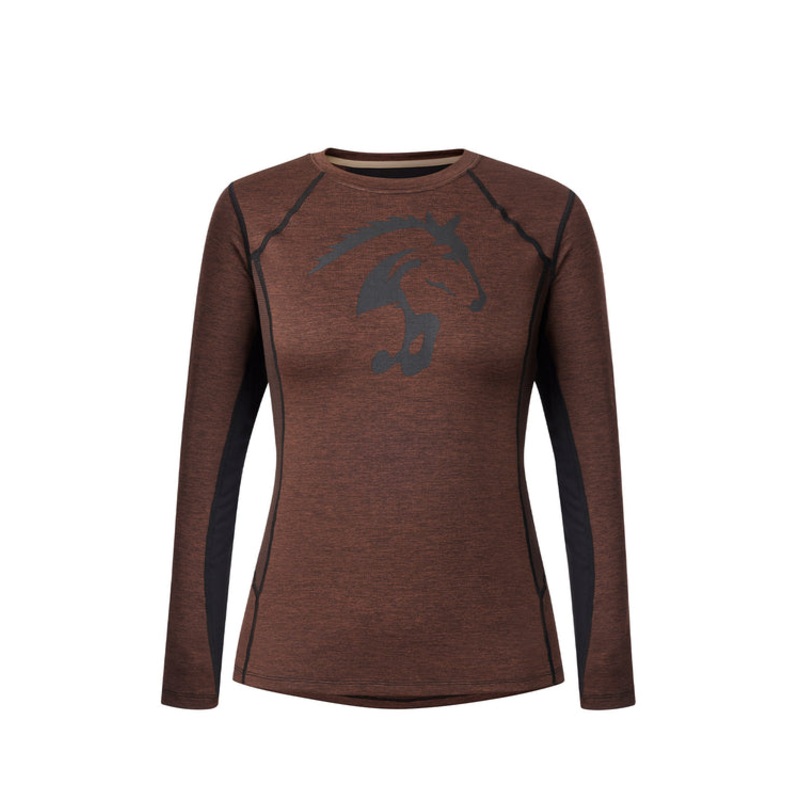 Crescent Base Layer Top – Leather