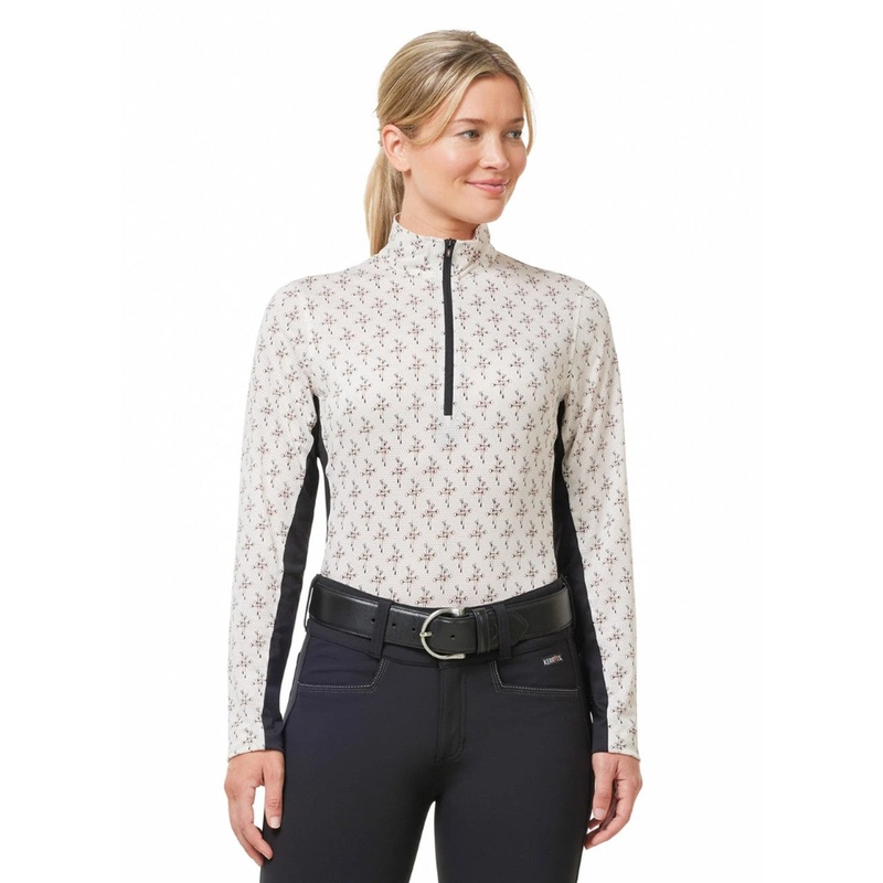 Keystone Ice Fil Long Sleeve Zip Shirt – Print