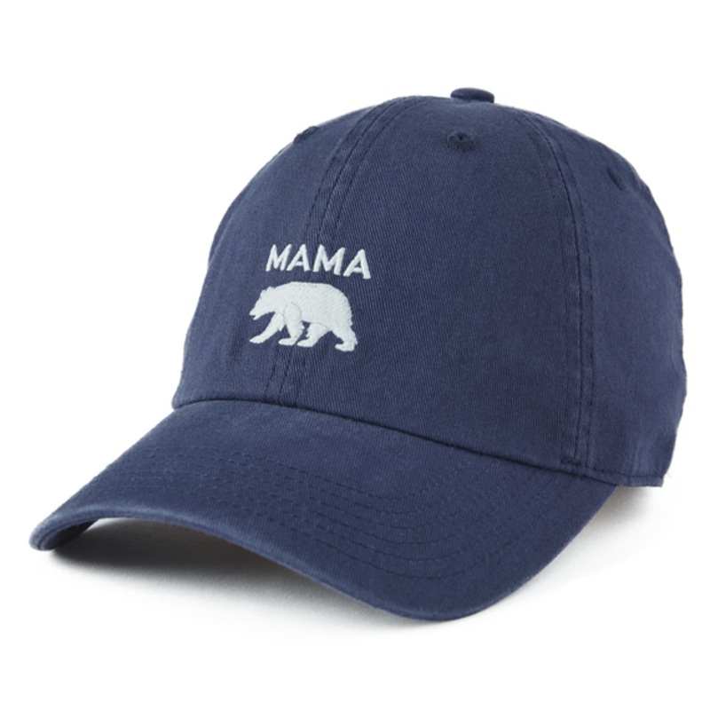 Mama Bear Silhouette Chill Cap – Darkest Blue
