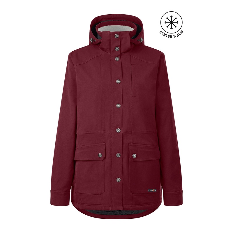 Winter Workhorse Barn Jacket – Sangria