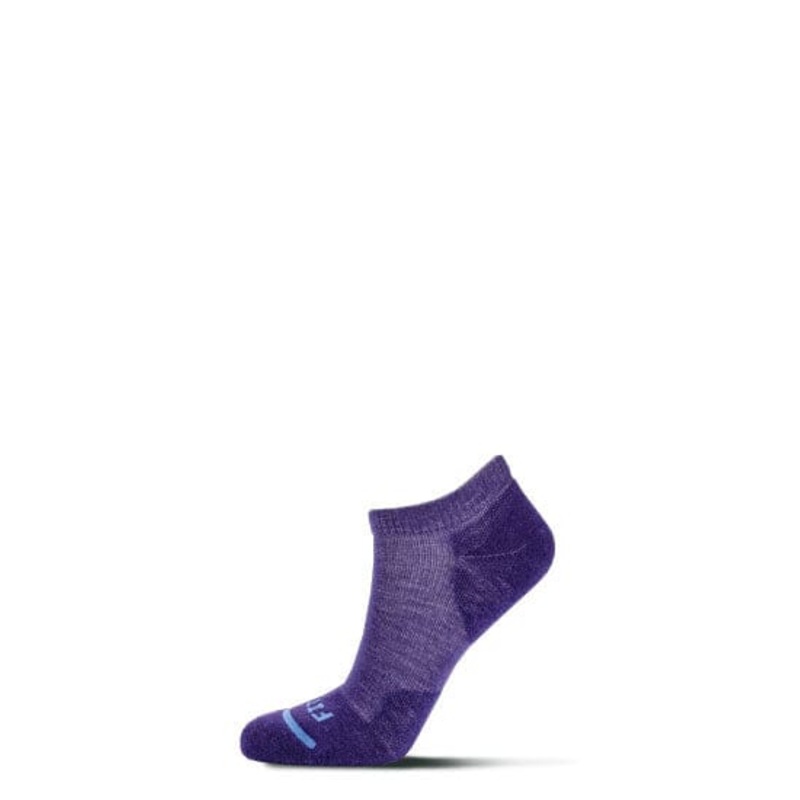 Electric Light Runner Low Sock – Eggplant