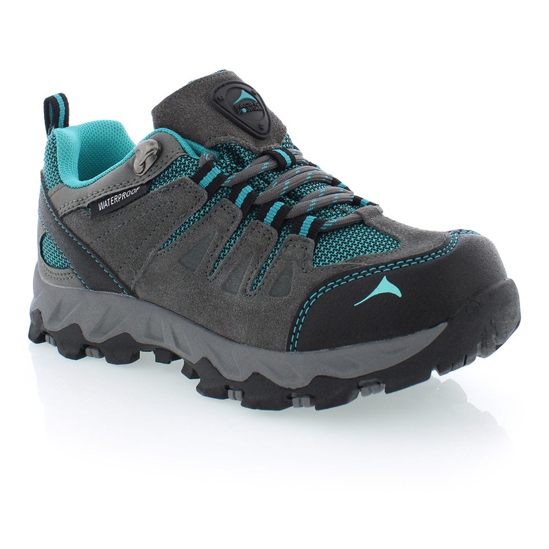 Kid’s Boulder Low JR Shoe – Charcoal/Ocean Breeze