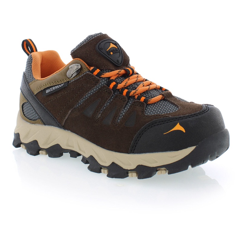 Kid’s Boulder Low JR Shoe – Chocolate/Orange