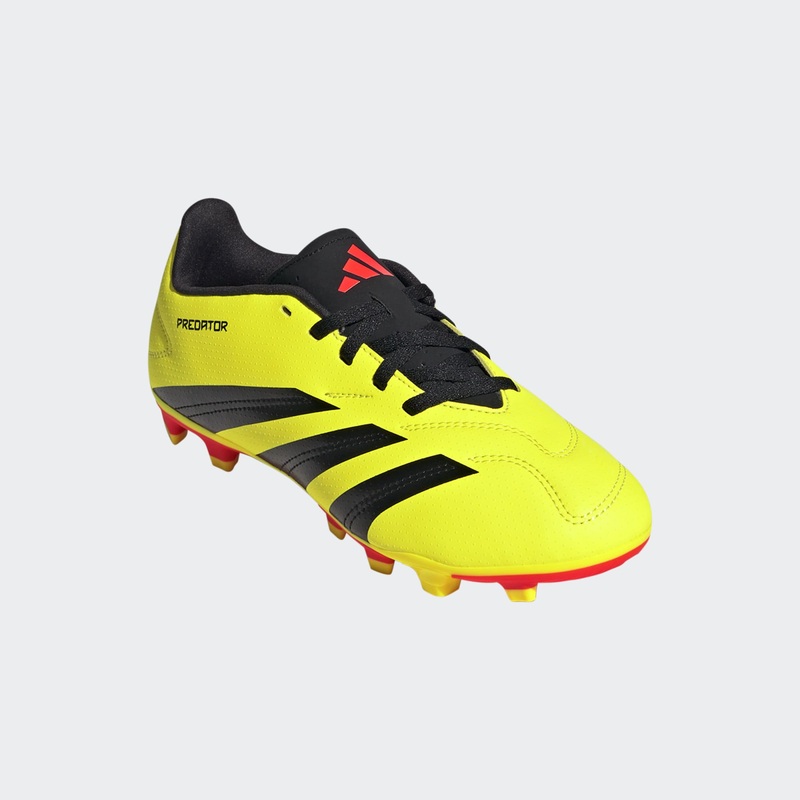 Kid’s Predator Club FxG Soccer Cleat – Team Solar Yellow/Core Black/Solar Red