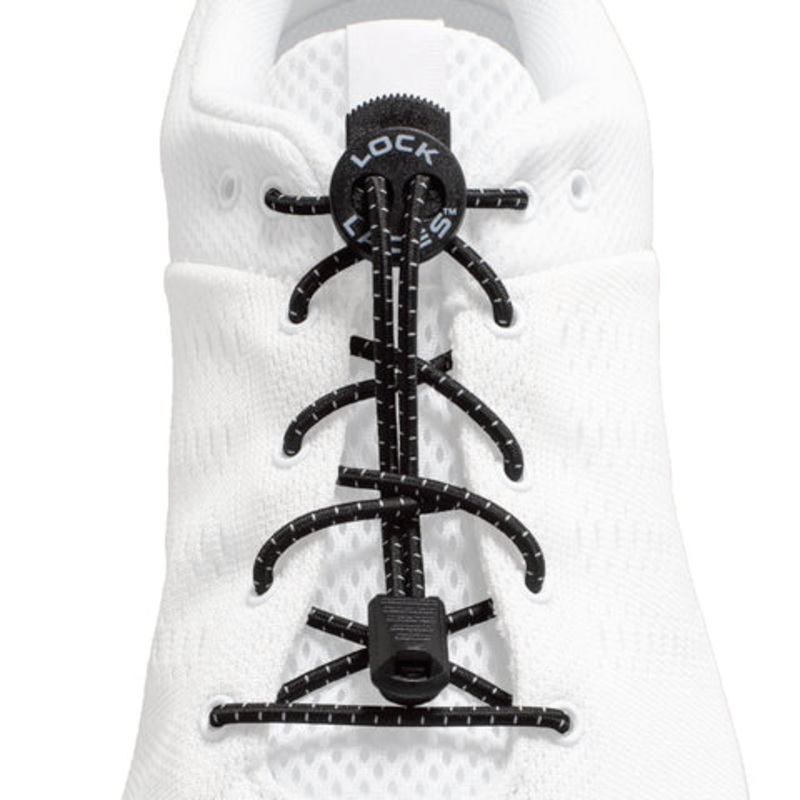 Lock Laces Original No-Tie Shoelaces – Black