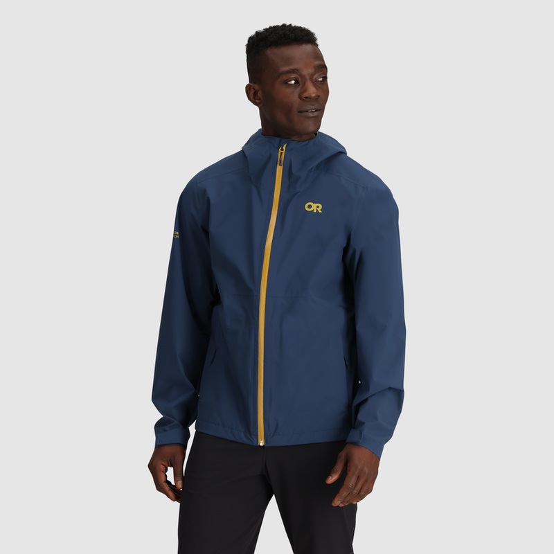 Men’s Stratoburst Stretch Rain Jacket – Cenote