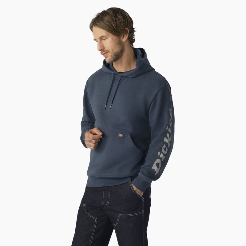 Men’s Water Repellent Sleeve Logo Hoodie