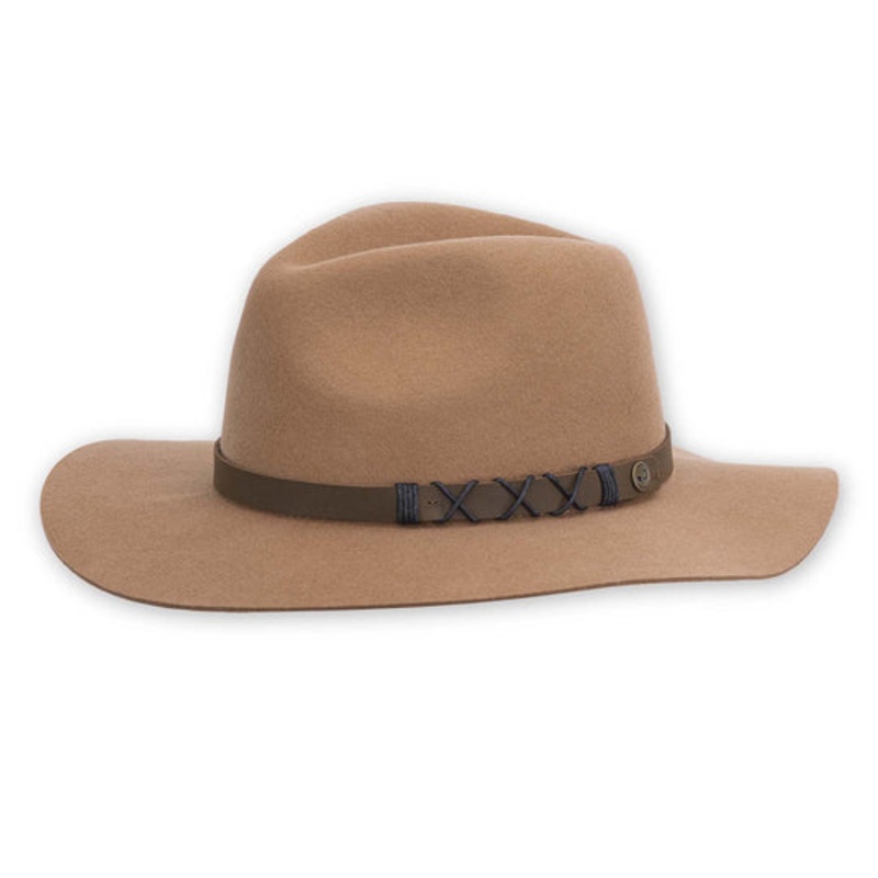 Women’s Soho Wide Brim Hat – Brown