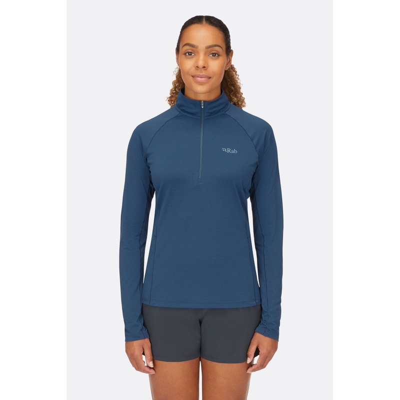 Women’s Sonic Long-Sleeve Zip – Tempest Blue