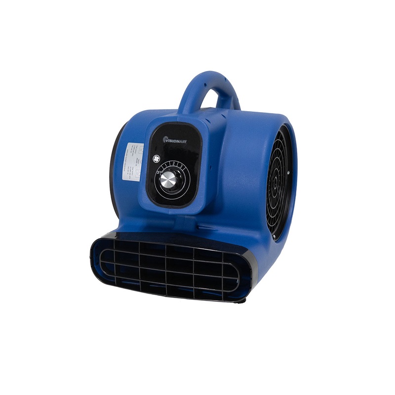 1000 CFM 1/4 HP Stackable High Velocity Air Mover – Blue