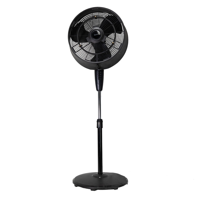 18-inch Outdoor Misting Fan|18IN|Black