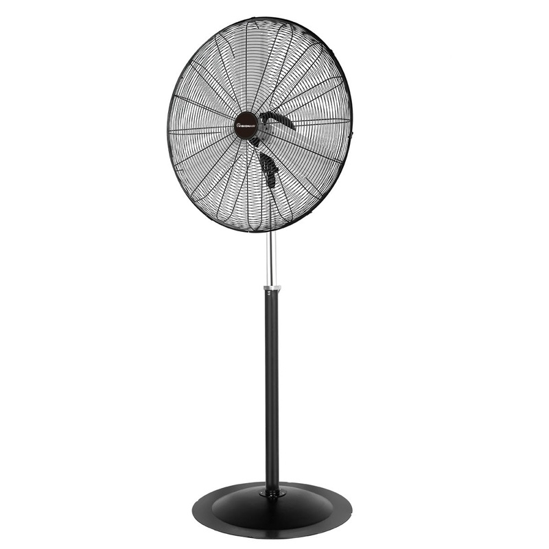 30-inch Oscillating High Velocity Pedestal Fan – Black