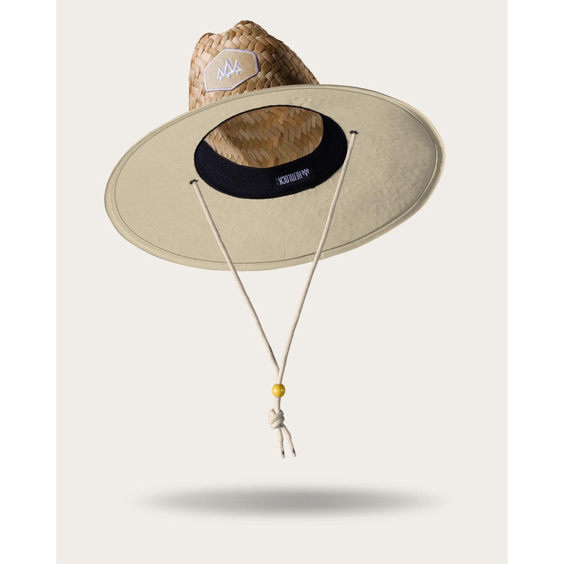 Butter Straw Hat – Yellow Solid Bottom