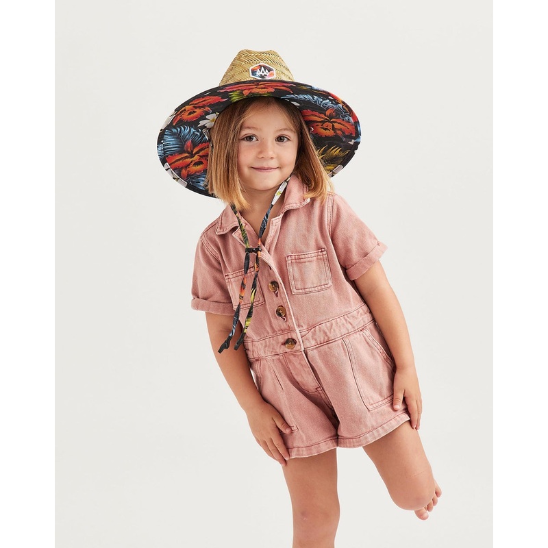 Littke Kids Duke Straw Hat – Hawaiian Floral Print