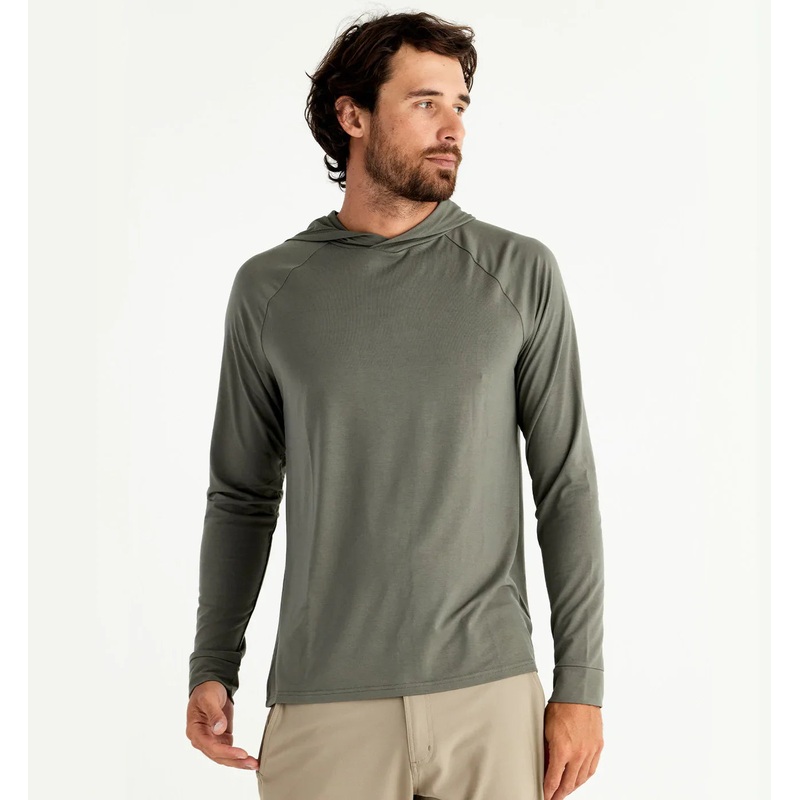 Men’s Bamboo Flex Hoodie – Fatigue