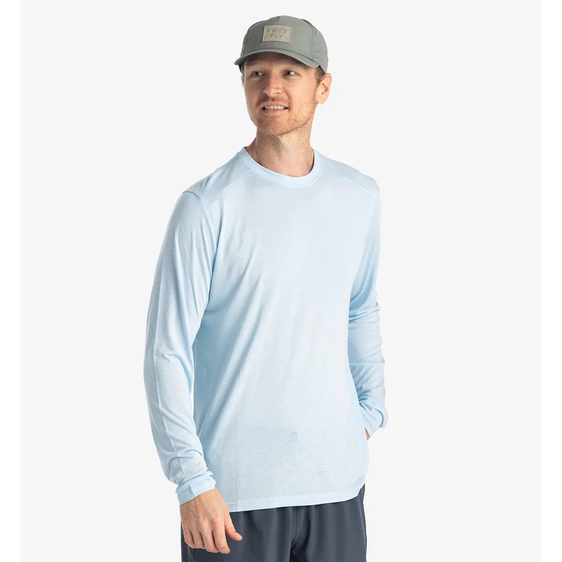Men’s Bamboo Lightweight Long-Sleeve – Blue Bird