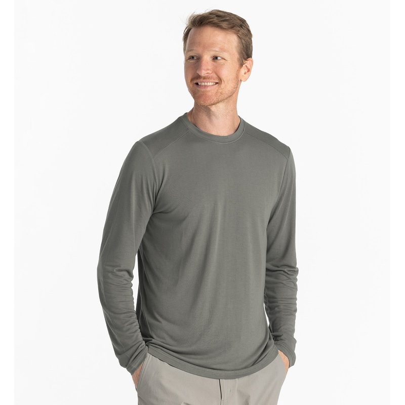 Men’s Bamboo Lightweight Long-Sleeve – Fatigue