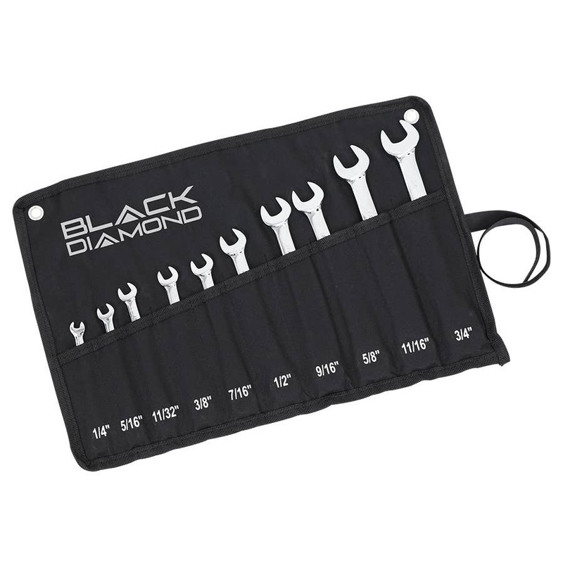 10 Piece SAE Ratcheting Wrench Set