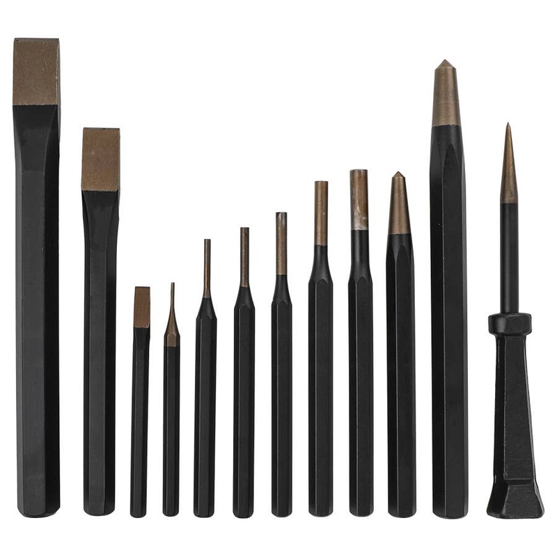 12-Piece Punch, Chisel & Awl Set