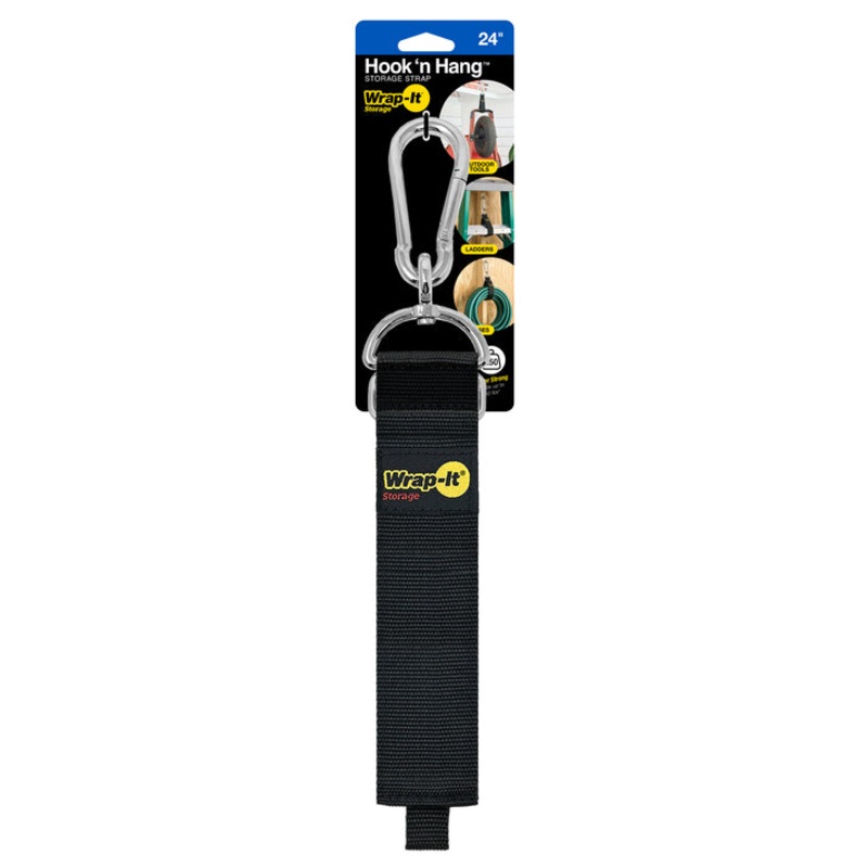 24-inch Hook ‘n Hang Storage Strap – Black