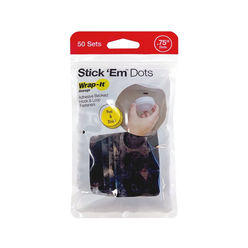 3/4-inch Stick ‘Ems Dots – 50 Pairs