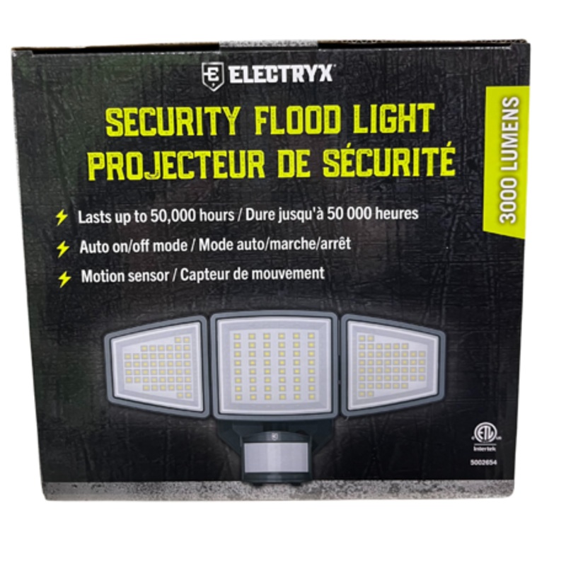 3000 Lumens Security Flood Light – White