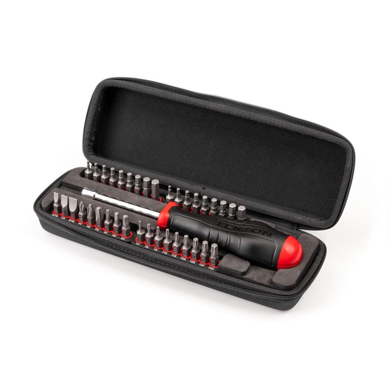 37-Piece 1/4 Inch Bit Driver and Bit Set with Case