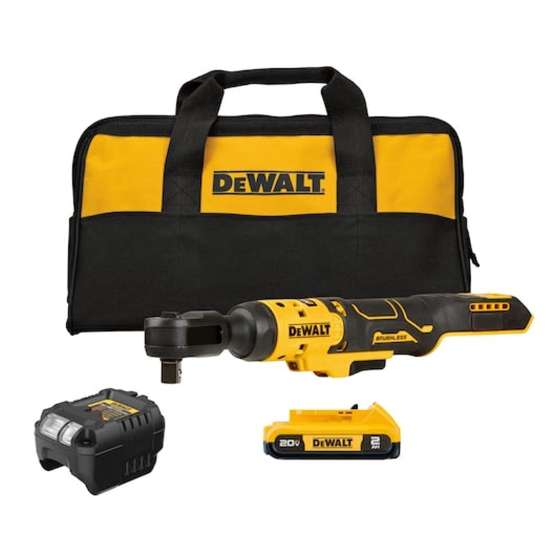 ATOMIC COMPACT SERIES 20V MAX Brushless 1/2 in Ratchet Kit