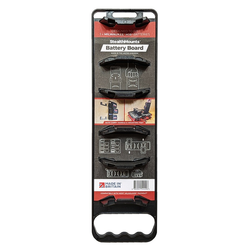 Battery Board With Handle And Feet For Milwaukee M18