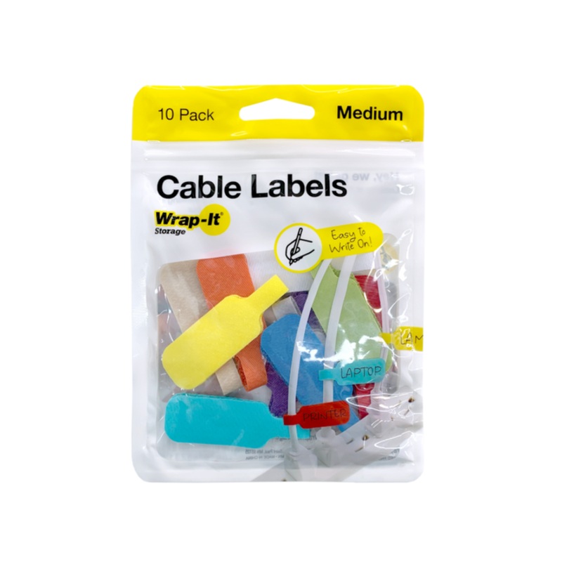 Cable Labels 10 Pack – Medium|Assorted|Medium