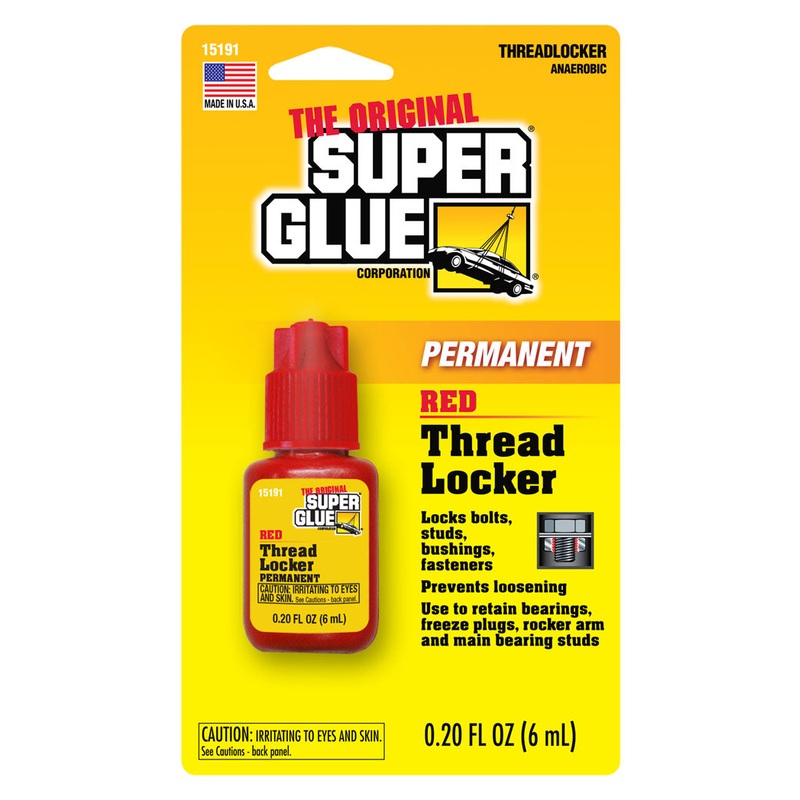 Red Permanent Thread Locker – 6mL