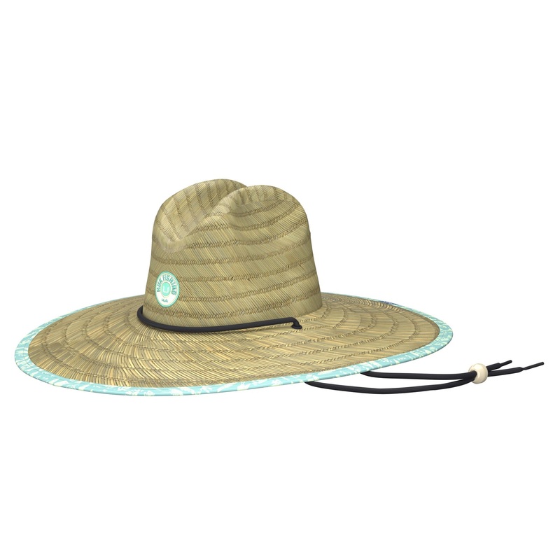 Straw Hat Batiki|Marine blue|1