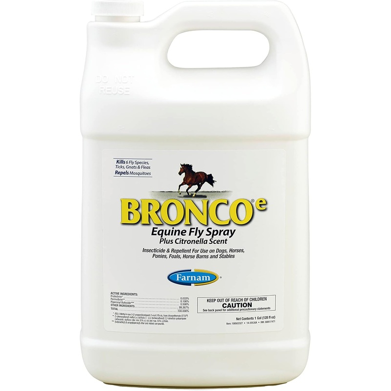 Bronco E Equine Fly Repellent Plus Citronella Scent – 1 Gallon