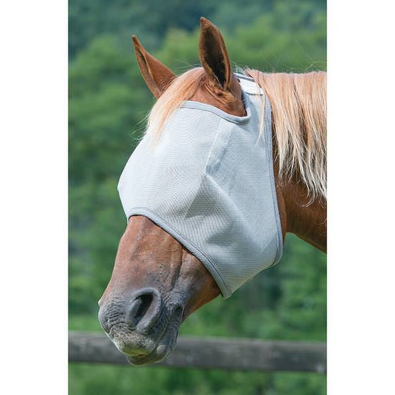 Double Closure Open Ear Fly Mask with Xtended Life Closure – Grey