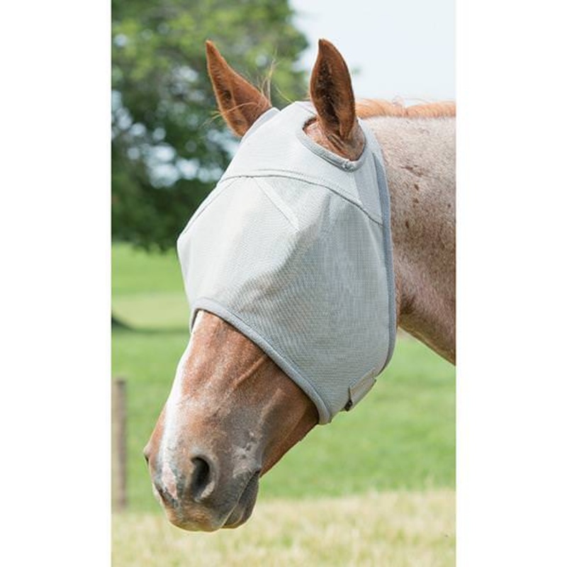 Ear Hole Fly Mask with Xtended Life Closure System – Grey
