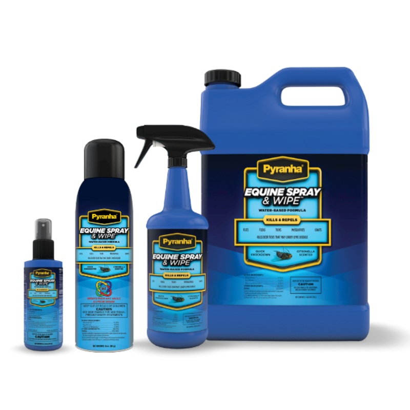 Equine Spray & Wipe Insect Repellent – (15oz, 32oz & 1 Gal)