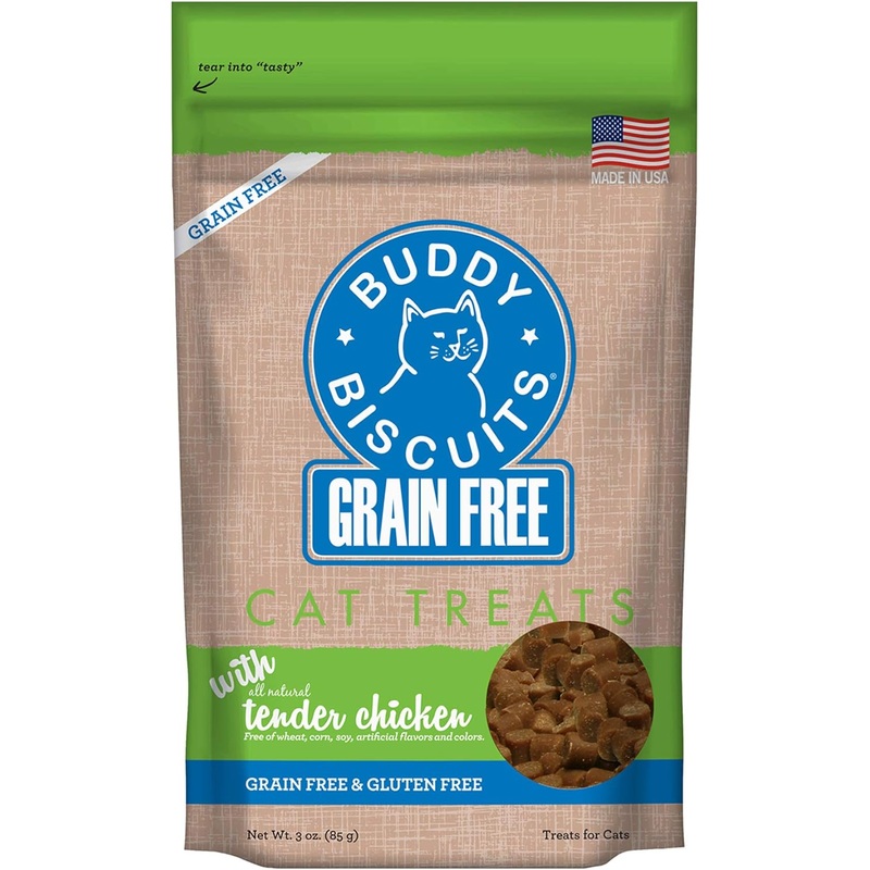 Grain Free Buddy Biscuits for Cats (Tender Chicken) – 3oz