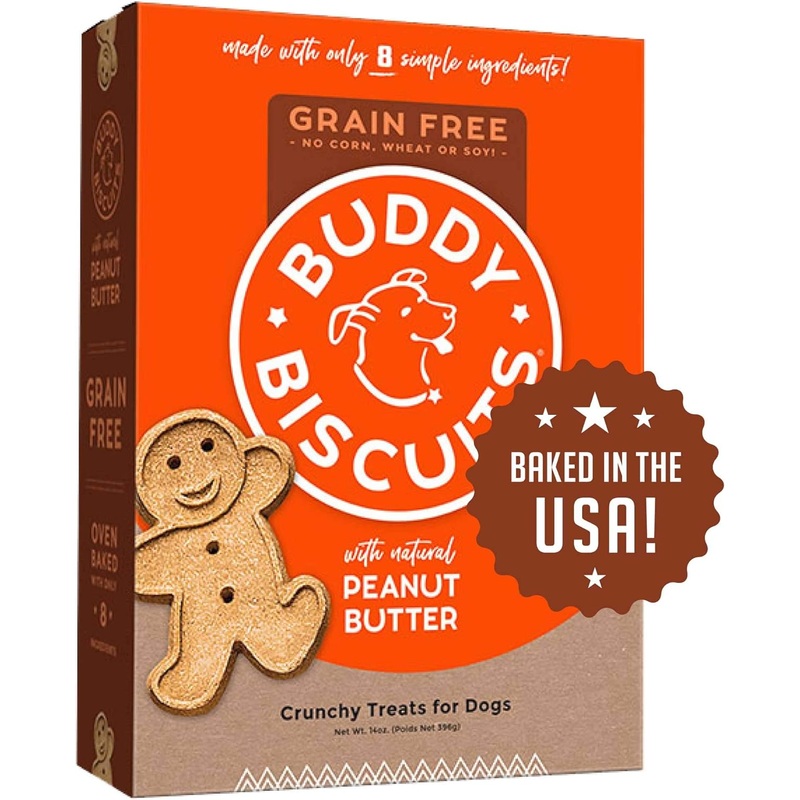 Grain Free Oven Baked Dog Treats (Peanut Butter) – 14oz