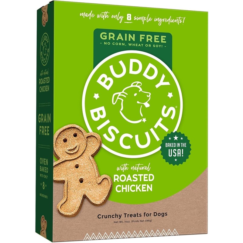 Grain Free Oven Baked Dog Treats (Roasted Chicken) – 14oz