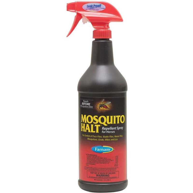 Mosquito Halt Repellent Spray for Horses – 32oz
