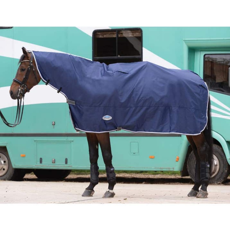 Rain Sheet – Navy / Grey / White